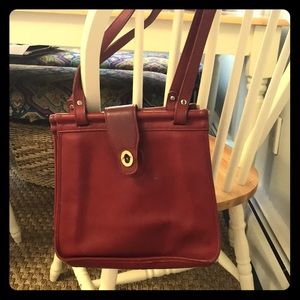 Red Coach Shoulder bag